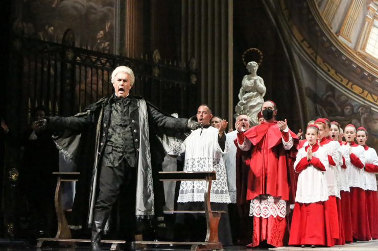 Giorgio Surian (Barun Scarpia), Giacomo Puccini <em>Tosca</em>, HNK u Zagrebu, 2022.