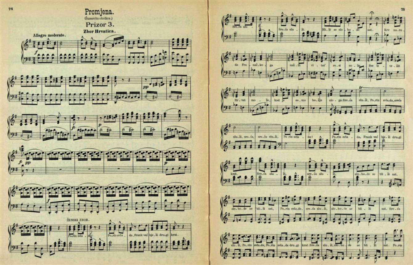 Zbor Hrvatica: <em>Porin svlada</em>, iz III. čina opere <em>Porin</em>